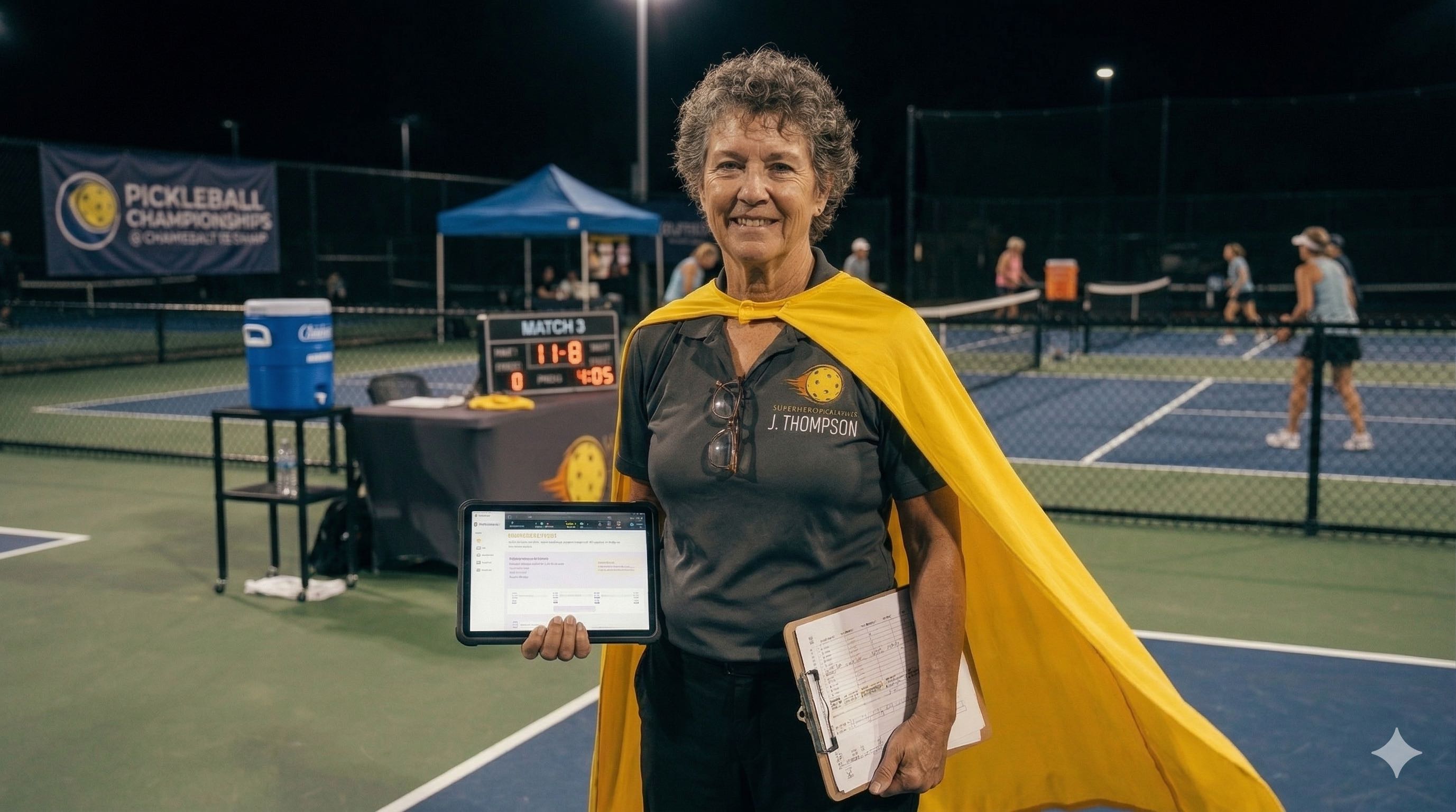 Pickleball league play